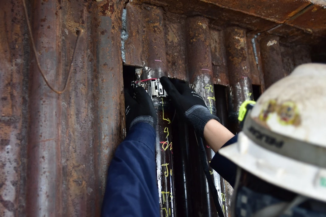 Inspection of a water tube in power plant using Phased Array Ultrasonic Testing