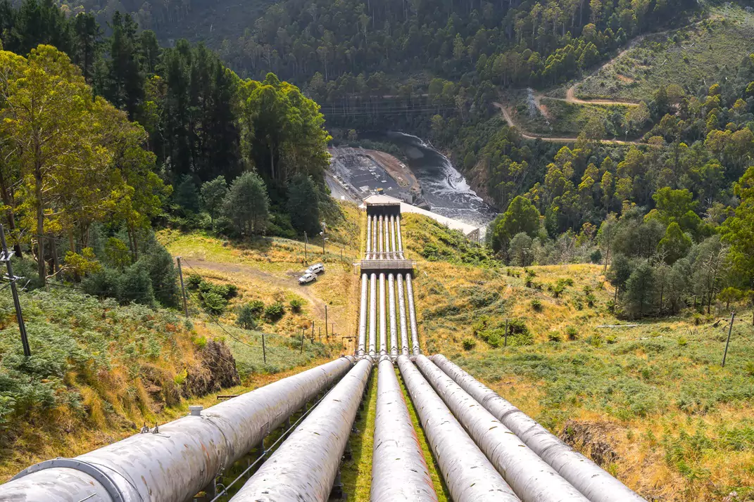 Tasmania Hydroelectric power station pipe inspections