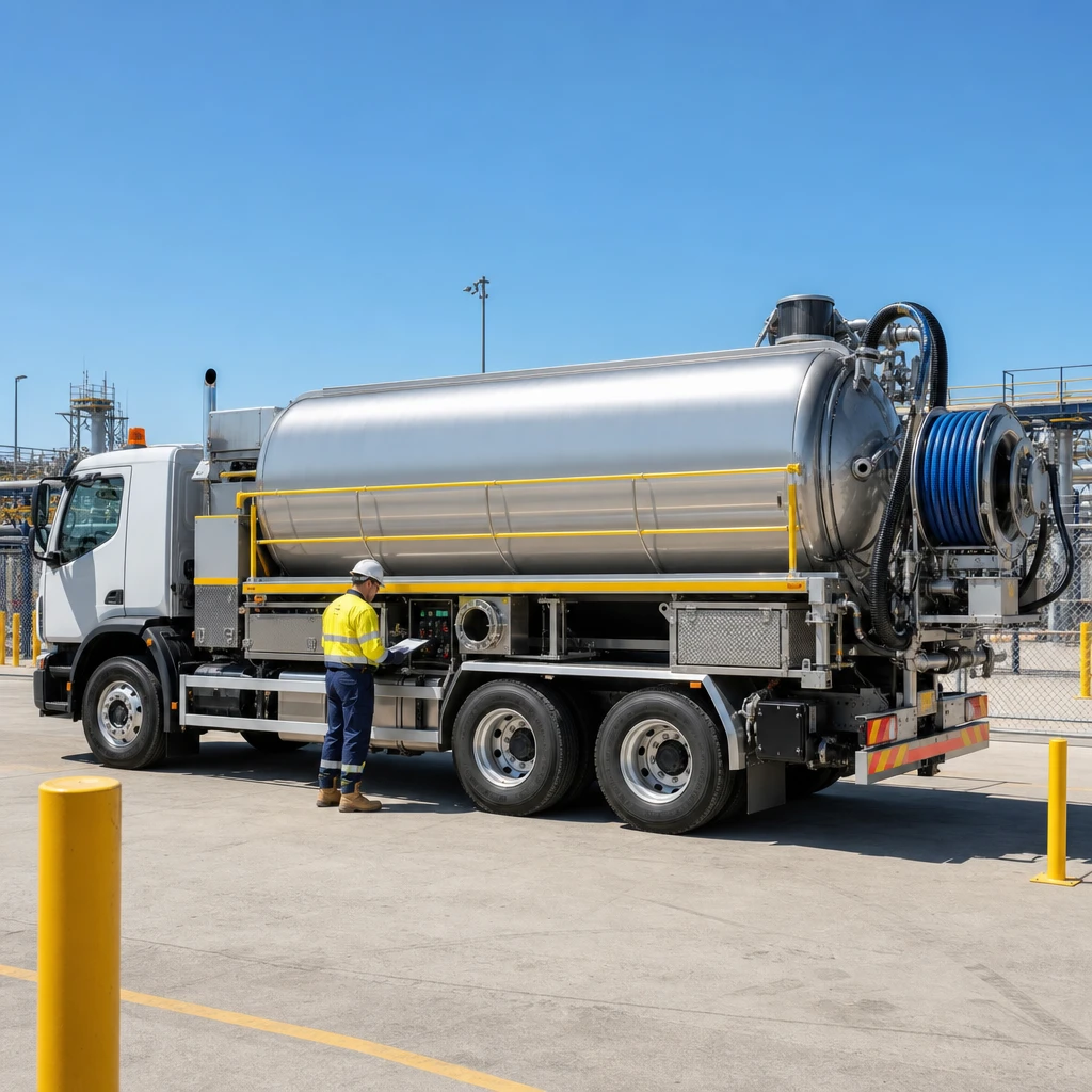 Vac Truck Hydrostatic Testing in Australia